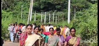 కొడిమ్యాల: కొండగట్టులో నేడు పూర్తయిన గిరి ప్రదక్షిణ పాల్గొన్న పదివేల మంది భక్తులు