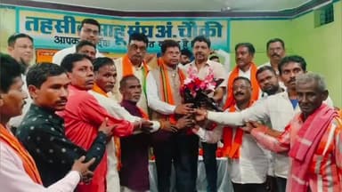 अंबागढ़ चौकी पहुंचे भाजपा पिछड़ा वर्ग मोर्चा के नवनियुक्त प्रदेश अध्यक्ष अशोक साहू