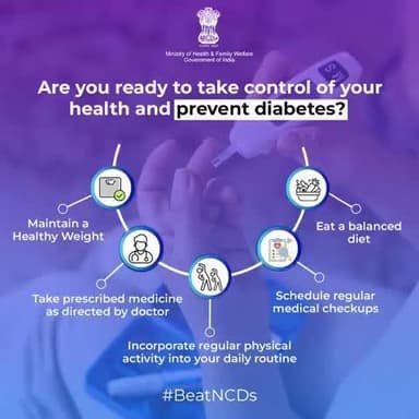 #BeatNCDs | Follow these simple yet effective habits to take control of your health and prevent diabetes complications.