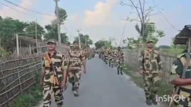 रुपौली: आगामी विधानसभा चुनाव को लेकर टीकापट्टी एवं रुपौंली थाना क्षेत्र में फ्लैग मार्च निकाला गया