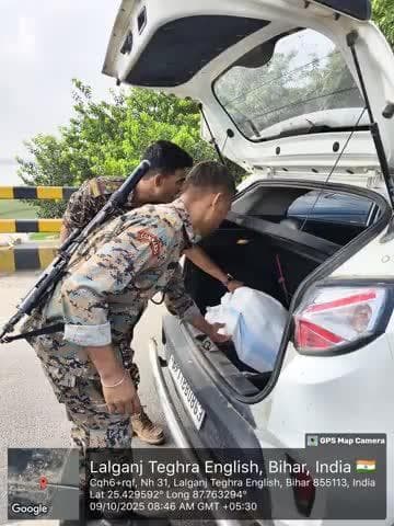 #पुलिस_अधीक्षक, कटिहार के निर्देशानुसार अपराध की रोकथाम एवं सुरक्षा व्यवस्था बनाए रखने हेतु #कटिहार_पुलिस द्वारा सभी थाना क्षेत्रों में सघन वाहन जाँच अभियान चलाया जा रहा है।
