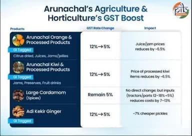 GST Cuts Empower Farmers, Artisans & MSMEs in Arunachal Pradesh
#GSTBachatUtsav #NextGenGST #GSTReforms