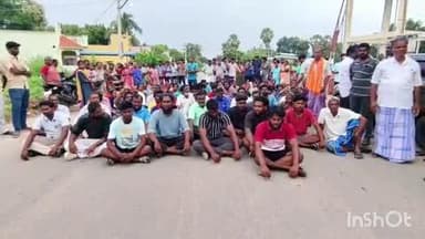 சோளிங்கர்: சோளிங்கர் அருகே வெங்கடாபுரத்தில் தனியார் தொழிற்சாலையில் மின்சாரம் தாக்கி ஊழியர் உயிரிழப்பு -உறவினர்கள் சாலை மறியல்