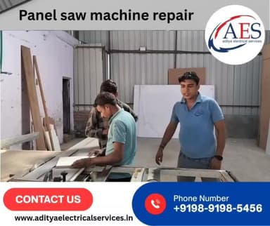 Get your woodworking machine panel saw repaired and get rid of your breakdown.