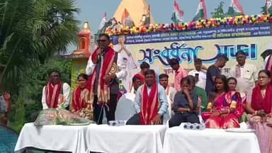 কুলতলি: পালেরচক শান্তি সংঘের মাঠ থেকে অভিষেক বন্দ্যোপাধ্যায় কে ধন্যবাদ জানালেন নববিবাহিত রিয়া ও রাখি