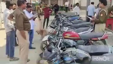 दातागंज: दातागंज कोतवाली पुलिस ने 4 अभियुक्तों को 10 मोटरसाइकिल के साथ किया गिरफ्तार