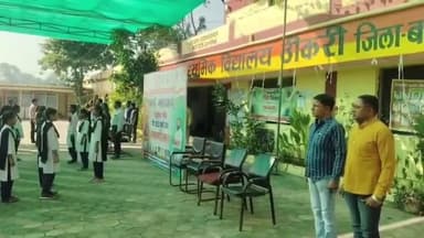 निवाली: ठीकरी के शासकीय विद्यालय में भाजपा व नगर परिषद द्वारा सामूहिक वंदे मातरम गान का आयोजन