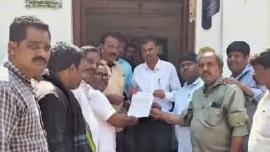 జర్నలిస్టులపై జరుగుతున్న దాడులు అరికట్టాలని పెనుకొండ ఆర్డిఓ ఆనంద్ బాబు కు జర్నలిస్ట్ సంఘాల నాయకులు విన్నతి