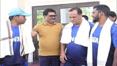 गोमिया: कोलंबो में अंतरराष्ट्रीय दिव्यांग क्रिकेट महासंग्राम के लिए चयनित खिलाड़ियों को मंत्री ने सम्मानित किया