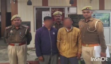 एत्मादपुर: बरहन से मारपीट व अन्य मामलों में वांछित 2 अभियुक्तों को किया गिरफ्तार