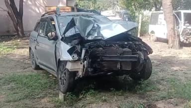 ದೇವದುರ್ಗ: ಪಿಎಸ್ಐ ಕಾರು ಅಪಘಾತ ಐವರಿಗೆ ಗಾಯ