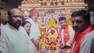 કઠલાલ: પ્રદેશ ભાજપ પ્રમુખ જગદીશ વિશ્વકર્મા પહોંચ્યા ફાગવેલ