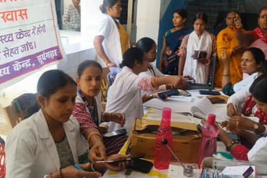 सूरजगढ़: सूरजगढ़ा CHC में 103 और घोसैठ HWC में 68 गर्भवती महिलाओं की हुई एएनसी जांच