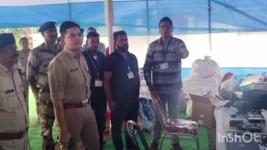 मुंगेर: पुलिस अधीक्षक द्वारा डीजे कॉलेज स्थित स्ट्रांग रूम और सीसीटीवी कंट्रोल रूम का गहन निरीक्षण