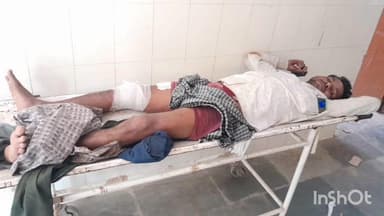 बिसौली: राज टकोली गांव के पास तेज रफ्तार पिकअप गाड़ी का एक्सल टूटने से खाई में पलटी, चार लोग हुए घायल