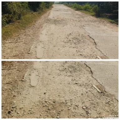 बेहट: मुजफराबाद की आधा दर्जन गांवों को जोड़ने वाली सड़क में गड्ढों से ग्रामीणों में आक्रोश, की गई शिकायत