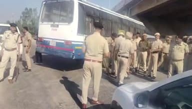 अम्बाला: अंबाला में फिर किसान और पुलिस आमने-सामने