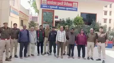 बुलंदशहर: गुलावठी पुलिस ने विभिन्न केसों में वांछित 7 आरोपियों को किया गिरफ्तार