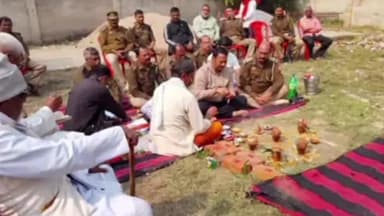 कुंडा: परियावा में नई पुलिस चौकी का भूमि पूजन, थानाध्यक्ष संतोष कुमार सिंह ने किया शिलान्यास