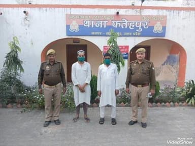 बेहट: कलालहटी से पुलिस ने शांति भंग के मामले में दो अभियुक्तों पर की कार्रवाई