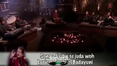 जिस दिन सें वह हम सें जुदा हुए इस दिल ने धड़क न छोड़ दिया चाँद का मुँह उत्तरा उतरा सितारों ने चमकना छोड़ दिया।