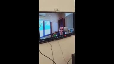 गोंडा: जयमहल के संसदीय कार्यालय में केंद्रीय विदेश राज्य मंत्री कीर्तिवर्धनसिंह ने वीडियो कॉलिंग से जनता की समस्याएं सुनीं