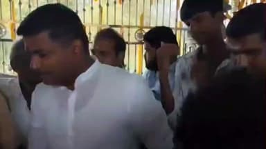 నీలకంఠాపురంలో గణపతి ఆలయ ప్రారంభోత్సవంలో పాల్గొన్న మాజీ మంత్రి గుడివాడ అమర్నాథ్