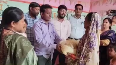 सिलवानी: सिलवानी जनपद के ग्राम रामपुरा ऊषापुर में ग्राम चौपाल आयोजित, कुपोषित बच्चों को फूड बॉस्केट वितरित