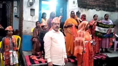 नगर नौसा: नगरनौसा भाजपा मंडल अध्यक्ष अभय नंदन पांडे ने कहा, बिहार में फिर बनेगी एनडीए सरकार