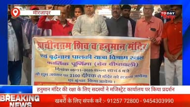 #प्राचीन हनुमान एवं शिव #मंदिर को #सुरक्षित करने की मांग को लेकर समिति से जुड़े लोगों ने #डीएम को सोपा #पत्रक......
#to...