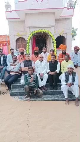 रतनगढ़: गांव मालासर में पाबूजी महाराज के मंदिर में हुई मूर्ति प्राण प्रतिष्ठा, सोमवार रात होगा भव्य जागरण का आयोजन