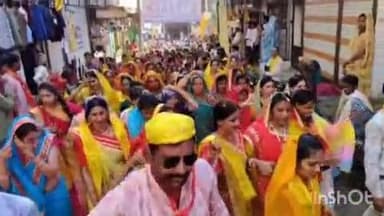 गंधवानी: गंधवानी खेड़ी में खाटु श्याम का निकला चल समारोह, भंडारे का आयोजन, बड़ी संख्या में श्याम भक्त शामिल हुए