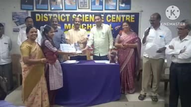 మంచిర్యాల: జిల్లా సైన్స్ కేంద్రంలో వ్యాసరచన, ఉపన్యాస పోటీలు