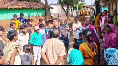 सारठ: BDO सीके सिंह ने शिमला पंचायत के ग्रामीणों से की पूछताछ, निर्माणाधीन आवास व बागवानी का जायजा लेकर दिए निर्देश