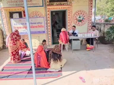 श्योपुर: जैनी में स्वास्थ्य शिविर का आयोजन, 58 रोगियों को मिला उपचार