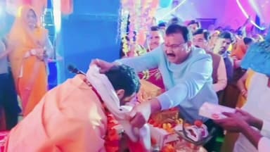 बिजावर: बिजावर विधायक राजेश बबलू शुक्ला ने श्रीमद्भागवत कथा में भाग लिया, शांति का संदेश दिया