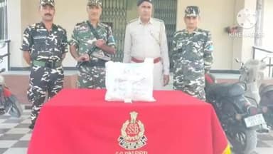 नरपतगंज: फुलकाहा एसएसबी ने तोप नवाबगंज के समीप 6.5 किलो गांजा किया ज़ब्त, तस्कर फरार