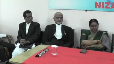 నిజామాబాద్ సౌత్: బదిలీపై వెళ్తున్న న్యాయమూర్తులను సన్మానించి వేడుకలు పలికిన జిల్లా జడ్జి GVN భరత లక్ష్మి