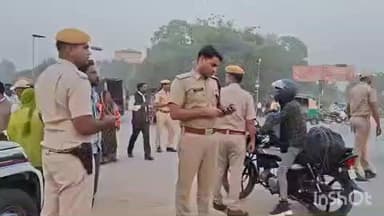 धौलपुर: डीएसपी जांगिड़ ने शहर के मुख्य मार्गों का भ्रमण किया, ट्रैफिक और सुरक्षा व्यवस्था का लिया जायजा