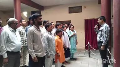 महेश्वर: राष्ट्रगीत वंदे मातरम के 150 वर्ष पूरे होने पर नगर परिषद में कार्यक्रम का आयोजन