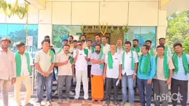 ಮುಳಬಾಗಿಲು: ನಗರದಲ್ಲಿ ಬೆಸ್ಕಾಂ ಇಲಾಖೆ ವಿರುದ್ಧ ರೈತ ಸಂಘ ಪ್ರತಿಭಟನೆ