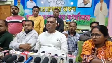 ক্যানিং ২: ঘুটিয়ারী শরীফে নওশাদের প্রোগ্রাম নিয়ে প্রেস কনফারেন্সে ও কটাক্ষ এলাকার তৃণমূল নেতৃত্বদের