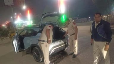 रेवाड़ी: दिल्ली धमाके के बाद पुलिस हाई अलर्ट पर, रेवाड़ी में नेशनल हाइवे पर नाकेबंदी