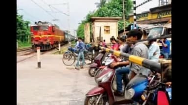 पोटका: टाटा-बादाम पहाड़ रेलखंड पर दो रातों तक रेलवे क्रॉसिंग पर आवागमन रहेगा बंद
