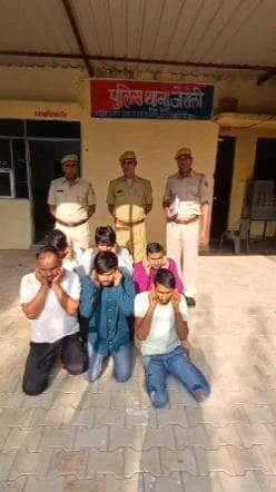 तिजारा: जेरौली पुलिस ने साइबर फ्रॉड का पर्दाफाश किया, नौकरी का झांसा देकर ठगने वाले 6 अपराधियों को किया गिरफ्तार