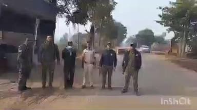 अरवल: अरवल और पटना ज़िला के बॉर्डर पर मतदान के दिन सुरक्षा व्यवस्था हुई तेज़