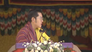 His Majesty The King of Bhutan leads prayer for Delhi blast victims in Thimphu