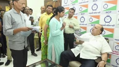 राष्ट्रवादीच्या मुंबईतील पक्ष कार्यालयात राज्याचे वैद्यकीय शिक्षण मंत्री हसन मुश्रीफ यांचा जनता संवाद