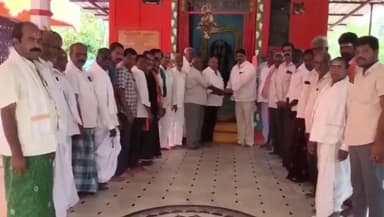 బీర్కూర్: బీర్కూర్ లో గాంధీ చౌక్ హనుమాన్ ఆలయ అభివృద్ధి కోసం, ఆలయ అభివృద్ధి కమిటీ సభ్యులకు దాతల విరాళం అందేత