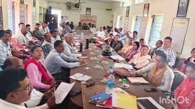 मुंगेली: मुंगेली में शिक्षा गुणवत्ता सुधार बैठक एवं एफएलएन मेला कार्यशाला का आयोजन